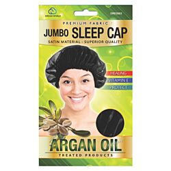 DREAM A/O SLEEP CAP SATIN 12pk BLACK